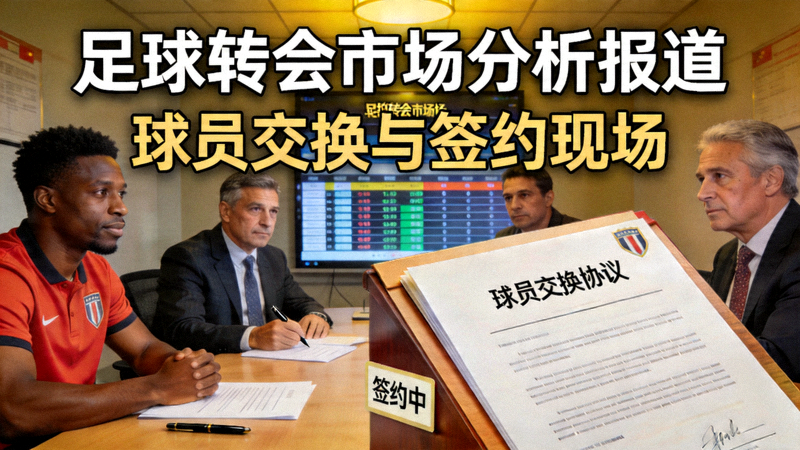 足球转会市场分析报道 - 球员交换与签约现场
